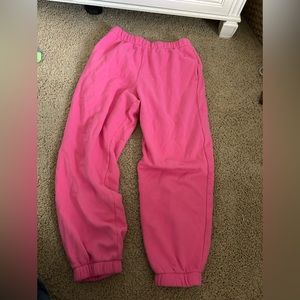 hot pink hollister sweats